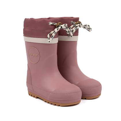 PomPom Thermostøvle GumBoots - Withered Rose